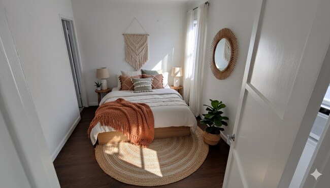 AI generated bedroom example