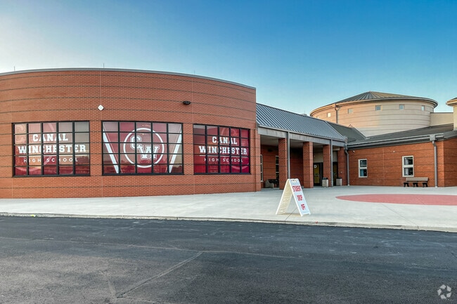 Canal Winchester High School's school colors are maroon and white.
