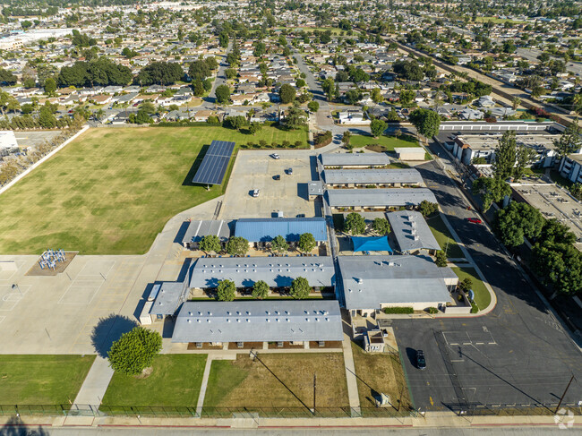 Aerial of school
