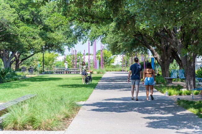 Skyview's peaceful environment is perfect for leisurely dog walks and outdoor relaxation.