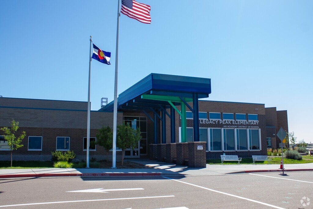 A wide shot for 
Legacy Peak Elementary Schooll.