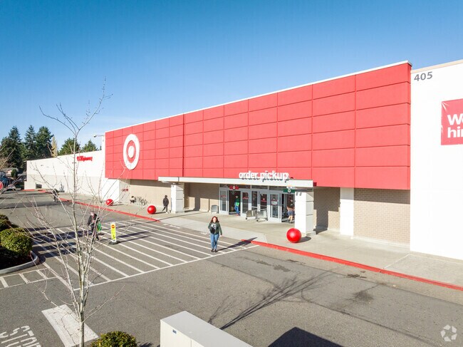 Everett Mall has abundant shopping options like Target.