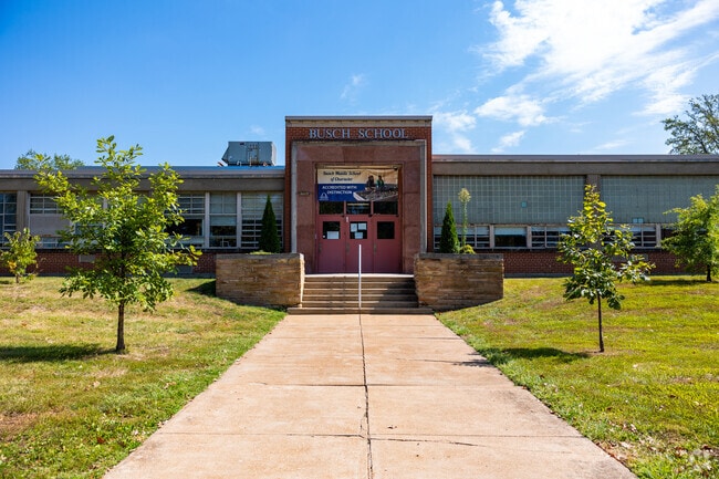 Students at Busch Middle School attend grades 6th through 8th.