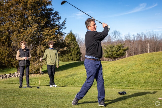 Residents of Franklin Township can practice their swing at the Black Bear Golf Club.
