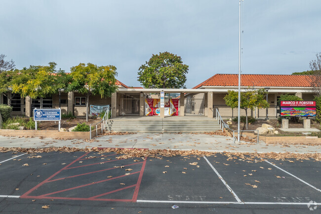 Marco Forster Middle School serves students from 6th grade to 8th grade.