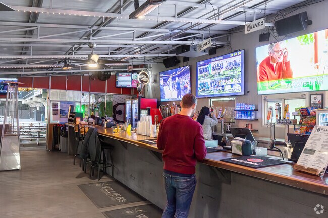 After a game at Silverbacks Park, head to field-side Willie B's bar & grill in Embry Hills.