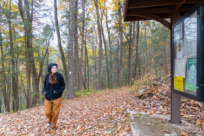 Residents can explore the vast wilderness and scenery on the trails at Jakey Hollow in Mount Pleasant Columbia.