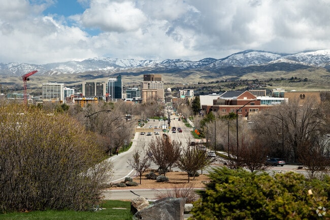 Downtown Boise as viewed from Depot Hill in the Depot Bench Neighborhood.