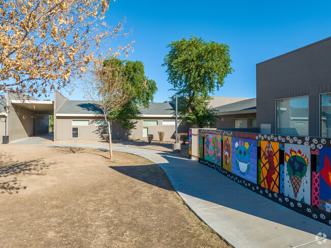 Western Valley Middle School mural.