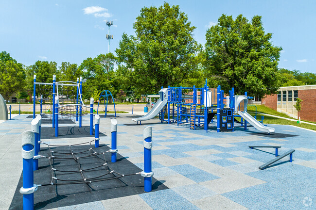 Weeks Middle School in South Park has a new playground.