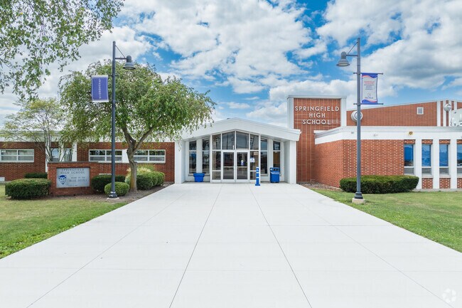 Springfield High School is home to the Blue Devils.