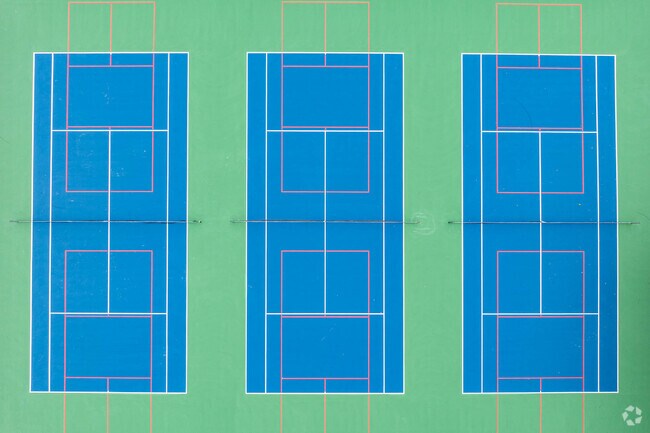 New pickleball courts were installed by Bond Hill Park in Bond Hill.