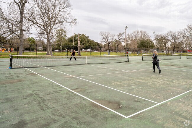 Play a game of tennis at South City Park.