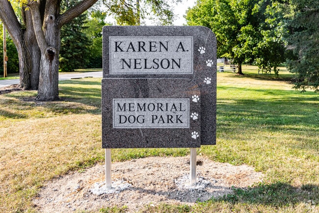 The Karen A. Nelson Dog Park in River Bluff is a popular spot for River Bluff's canine residents.