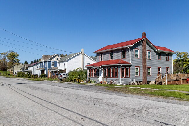 Homes in Snow Shoe's villages harken back to a simpler time.