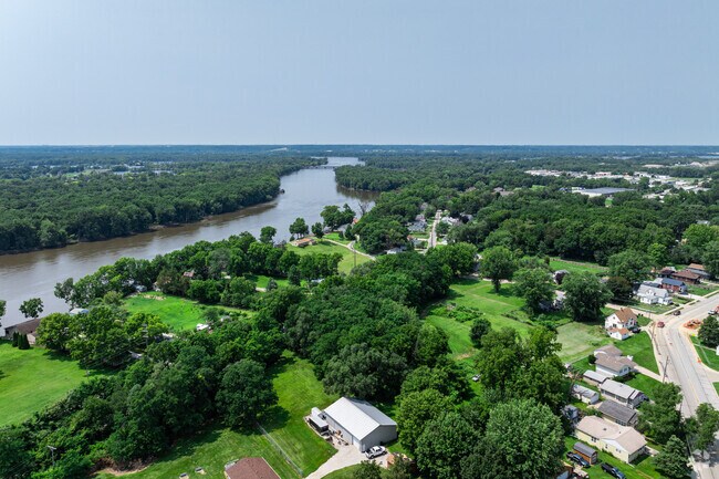 Rock Riverfront lies on the shores of the Mississippi River.