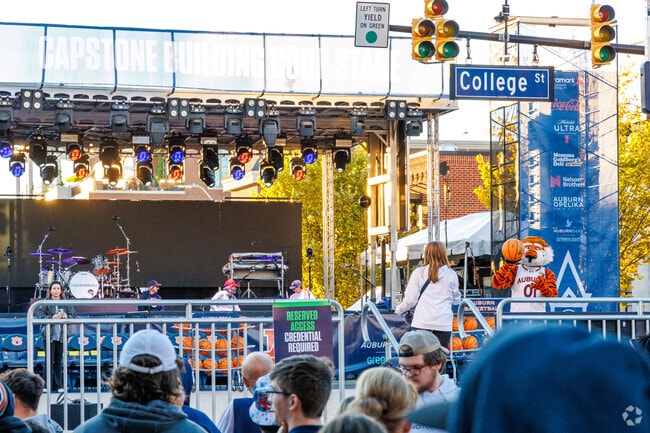 Come watch the Tigers mascot shoot some hoops at Tipoff at Toomers.
