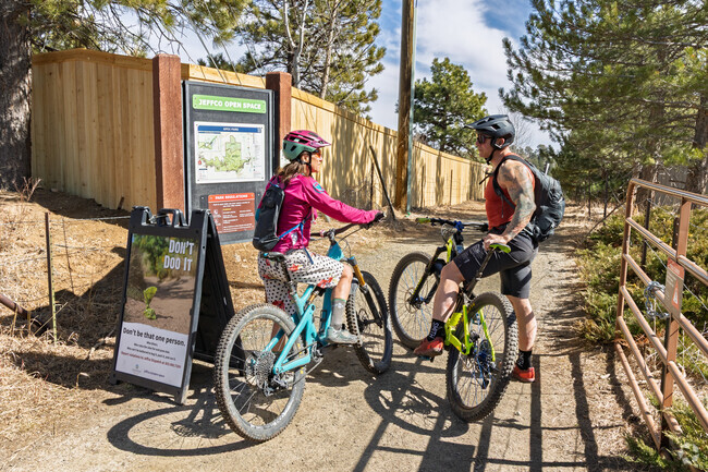 Take a ride down the Enchanted Forest Trail from the top of Apex Park in Golden.