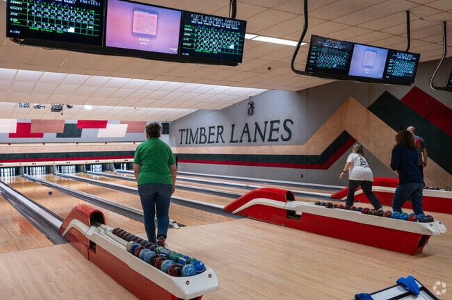 Join a bowling league at Timber Lanes in Abington.