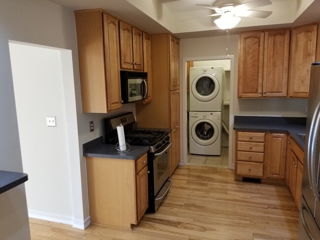 Kitchen and laundry room