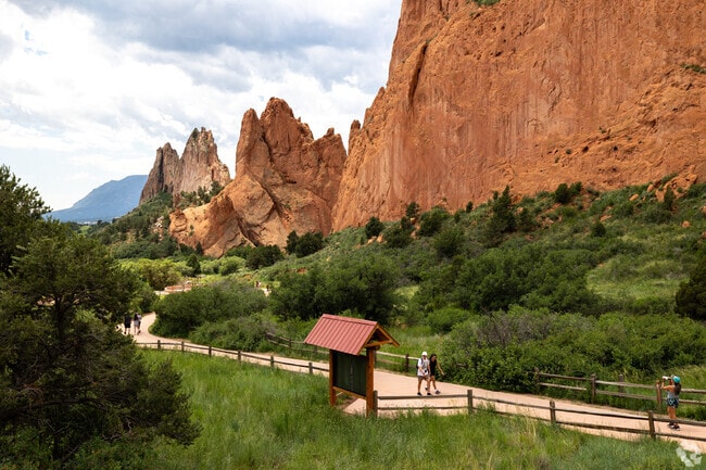 Garden of the Gods park spans 100 acres.