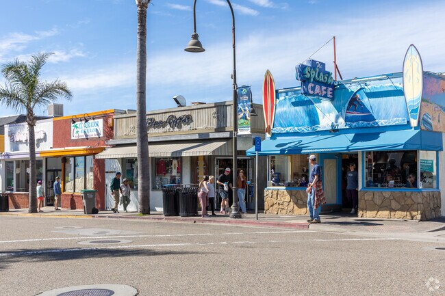 Downtown Pismo Beach has many shopping and dining options to explore.