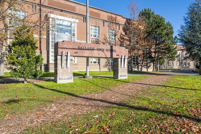 Ballard High School has great scores and serves the West Woodland neighborhood.