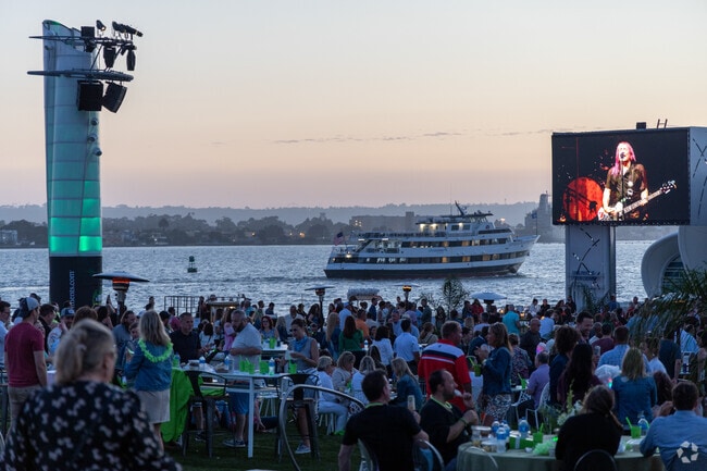 People can enjoy music festivals in San Diego just miles away from Broadway Heights.