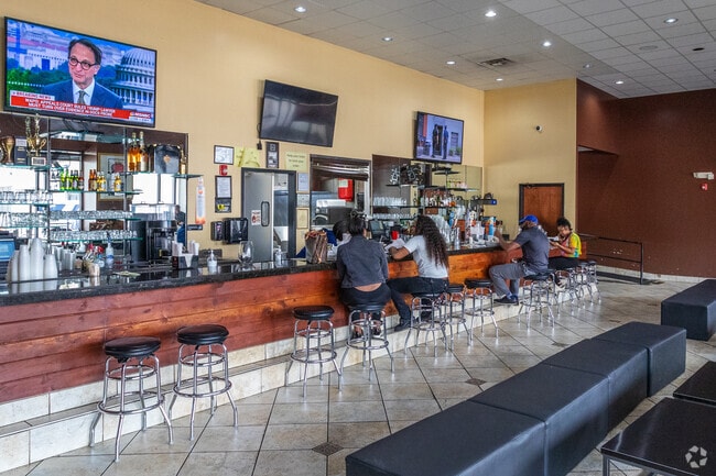 Folks can enjoy a drink and food inside Prive restaurant in Bush Hills.