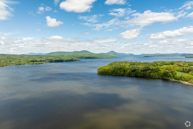 Lake Memphremagog stretches into Newport Town, offering stunning waterfront views and year-round outdoor recreation.
