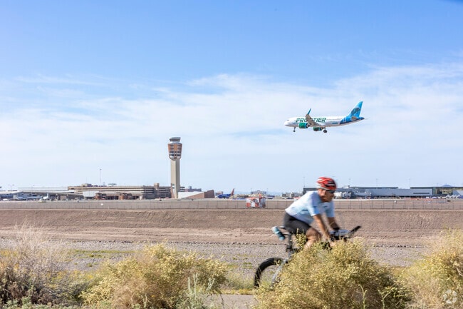 Phoenix Sky Harbor is located a short drive from Central City.