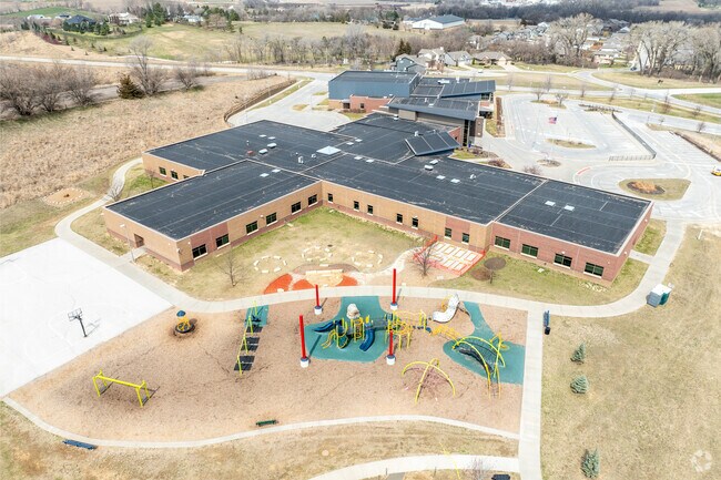 Students of all ages love the playground at Heritage Elementary School.