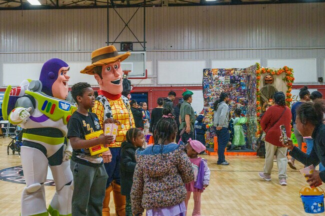 Get a picture with Woody and Buzz from Toy Story during the Halloween Bash.