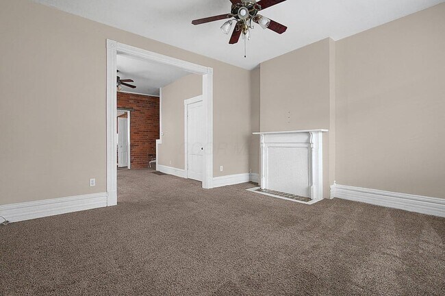 Living room from front door