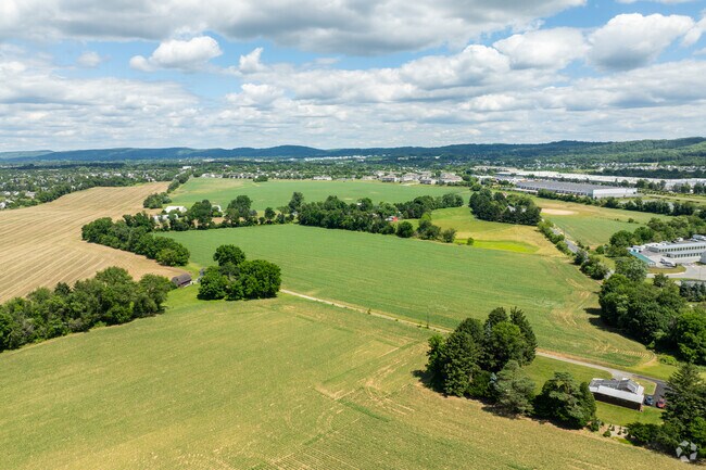 Beautiful farmland on the western border of Ancient Oaks adds serene beauty to the neighborhood.