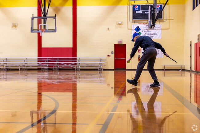 Pickleball has become a popular activity at the Newton Recreation Center.