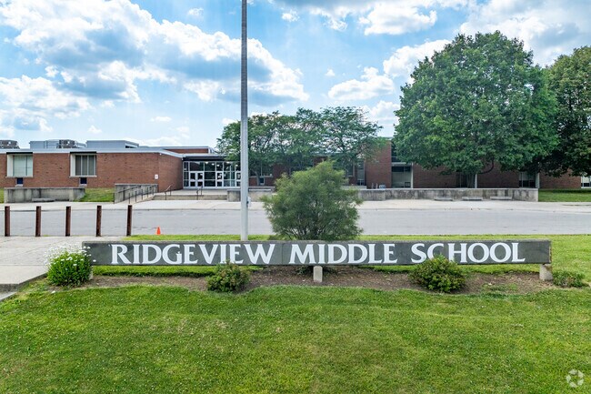 Ridgeview Middle School near Governours Square serves the children in grades 6-8.