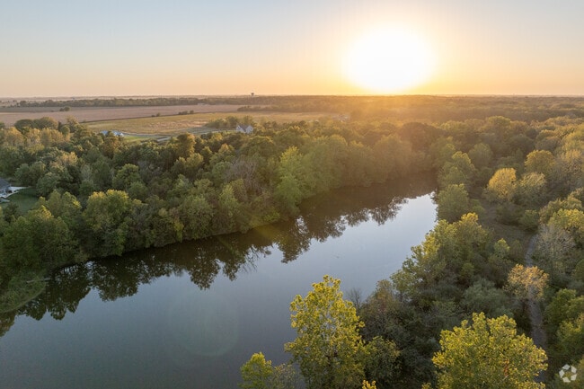 Homewood is beautiful at dusk and filled with natural beauty.