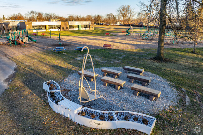 Outdoor classroom at Roosevelt/Mcgrath Elementary School.