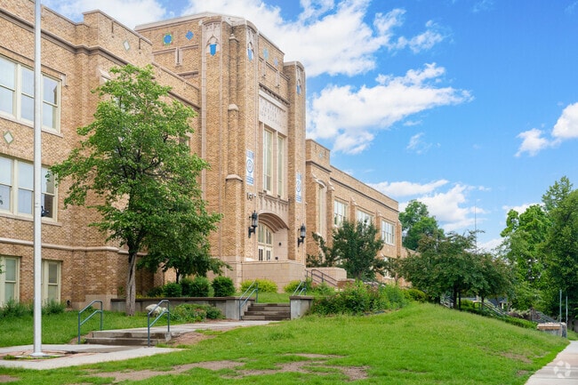 Washington Park is not far from DSST: Byers High School.
