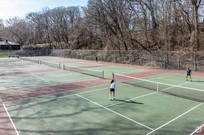 Forest Park Tennis Courts is a public tennis facility utilized by the Woodhaven community.