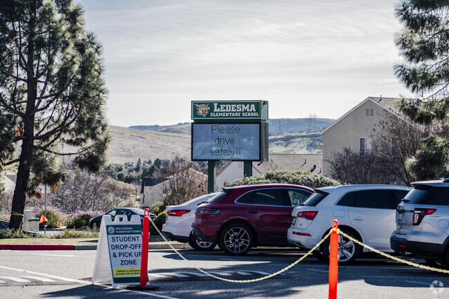 The signage of Rita Ledesma Elementary School in San Jose, California.