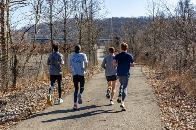Many people go for miles along the trail in Hays.