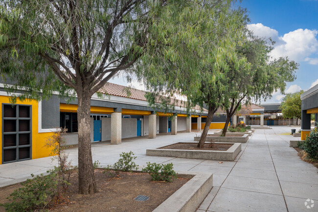 Palm Middle School in Moreno Valley provides a positive environment for students.