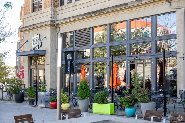 Busboys and Poets has a mix of books, food and frequent events, near Catholic University.