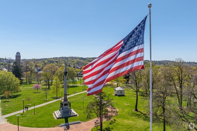 A staple of Southwest York is the Soldiers and Sailors Monument in Penn Park.
