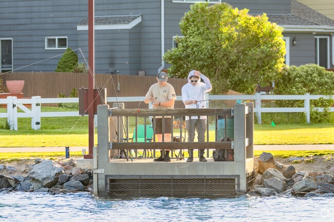Near the Skylake Ranch neighborhood in Thornton, Nott Lake is a peaceful reservoir offering fishing for largemouth bass, bluegill, and common carp, along with trails, picnic areas, and bank fishing access.