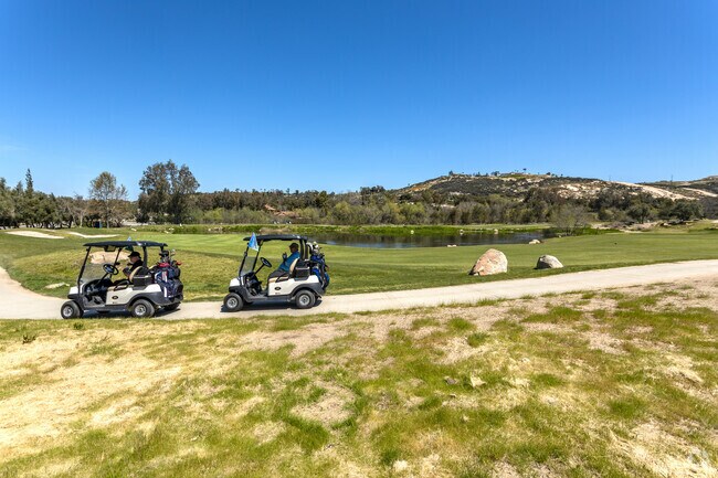 Golfers play 18 holes at Native Oaks Golf Club in Valley Center.
