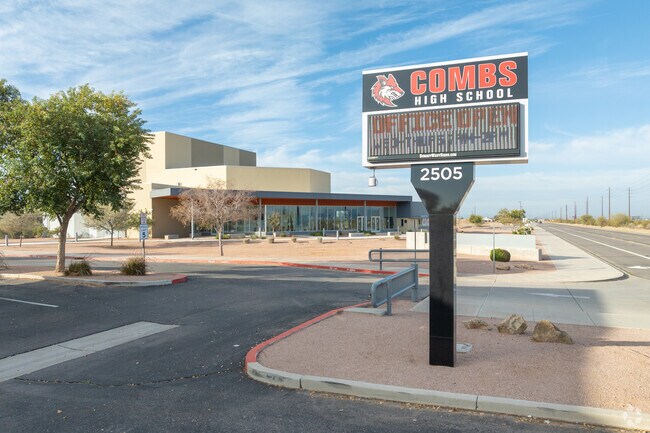 Combs High School is located on 2505 East Germann Road in San Tan Valley.