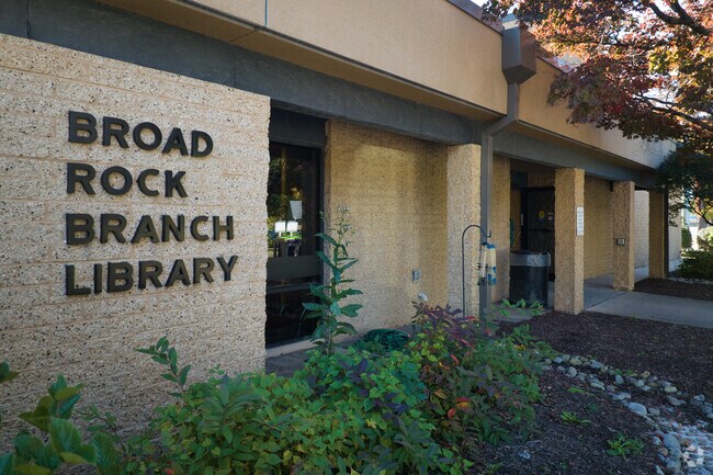 Broad Rock Library near Cottrell Farms serves as a popular information source.